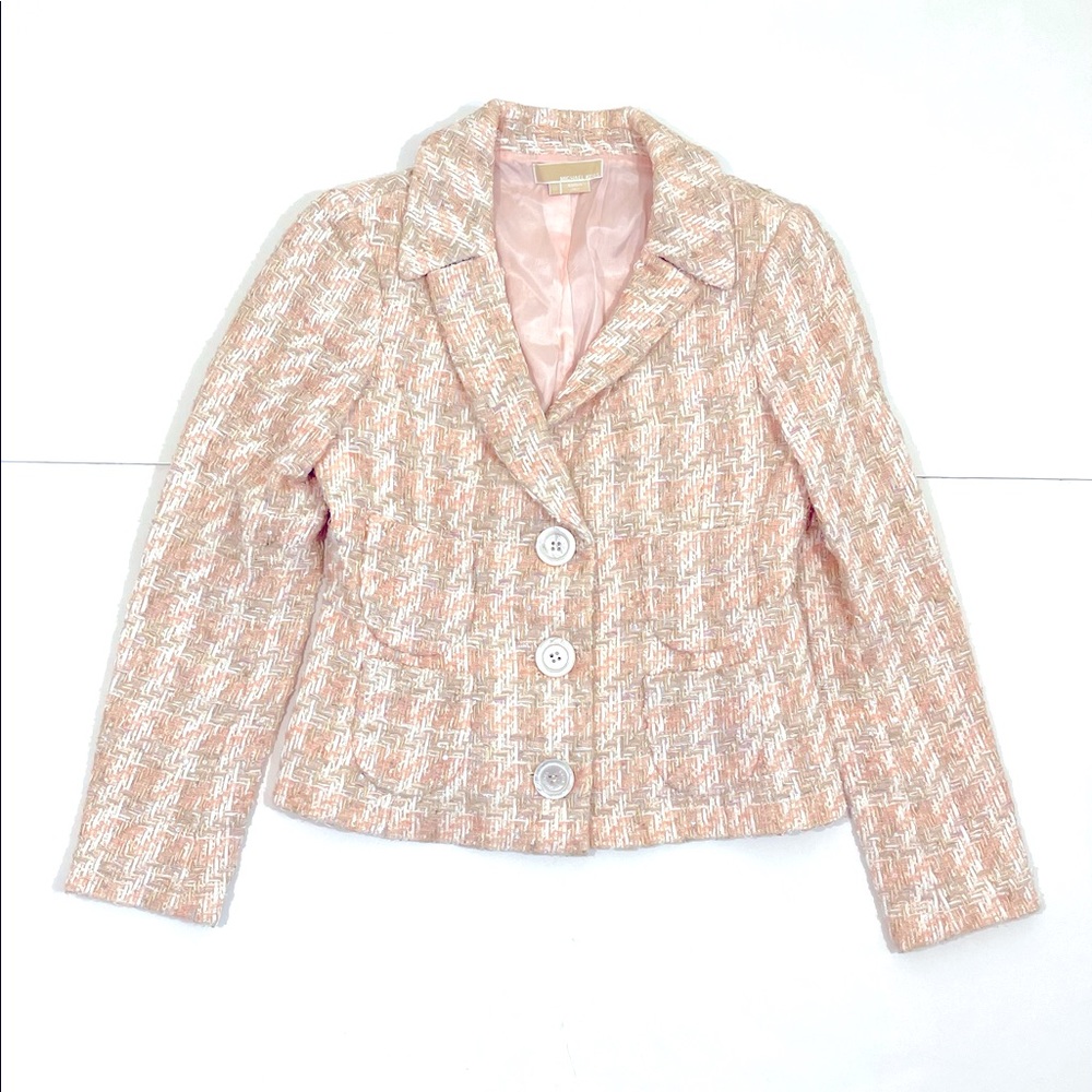 MICHAEL KORS Tweed Blazer Jacket